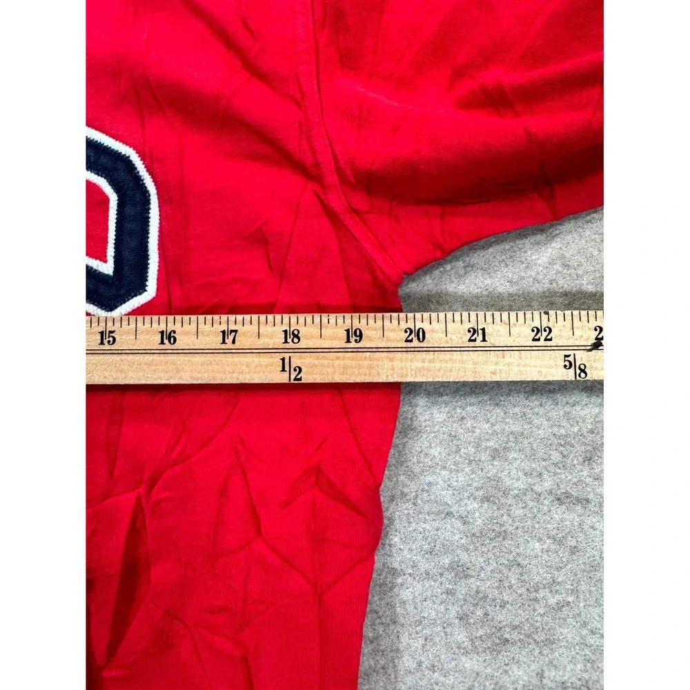 Gap Hoodie Boys 2XL Red Cotton Fleece Lined Logo Graphic Kangaroo Pocket Winter